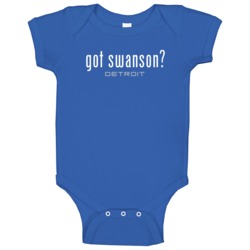 Got Travis Swanson Detroit Football Player Funny Fan Baby One Piece Got Travis Swanson Detroit Football Player Funny Fan Baby One Piece