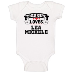 This Girl Loves Lea Michele Sexiest Women Fan Baby One Piece This Girl Loves Lea Michele Sexiest Women Fan Baby One Piece