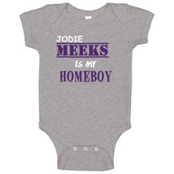 Jodie Meeks Homeboy Basketball Hockey Baseball Football Baby One Piece Jodie Meeks Homeboy Basketball Hockey Baseball Football Baby One Piece