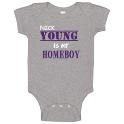 Nick Young Homeboy Basketball Hockey Baseball Football Baby One Piece Nick Young Homeboy Basketball Hockey Baseball Football Baby One Piece