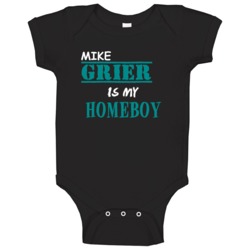 Mike Grier Homeboy Basketball Hockey Baseball Football Baby One Piece Mike Grier Homeboy Basketball Hockey Baseball Football Baby One Piece