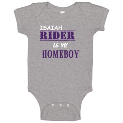 Isaiah Rider Homeboy Basketball Hockey Baseball Football Baby One Piec Isaiah Rider Homeboy Basketball Hockey Baseball Football Baby One Piec