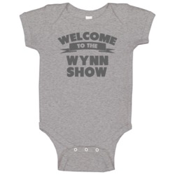 Welcome To The Wynn Show Personalized Name Baby One Piece Welcome To The Wynn Show Personalized Name Baby One Piece