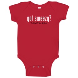 Got Jr Sweezy Tampa Bay Football Player Funny Fan Baby One Piece Got Jr Sweezy Tampa Bay Football Player Funny Fan Baby One Piece