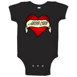 Heart Tattoo Favorite Novel Character Fan Baby One Piece Heart Tattoo Favorite Novel Character Fan Baby One Piece
