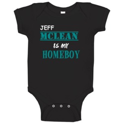 Jeff Mclean Homeboy Basketball Hockey Baseball Football Baby One Piece Jeff Mclean Homeboy Basketball Hockey Baseball Football Baby One Piece