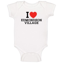 I Love Edmondson Village Usa Baby One Piece I Love Edmondson Village Usa Baby One Piece