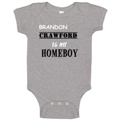 Brandon Crawford Homeboy Basketball Hockey Baseball Football Baby One Brandon Crawford Homeboy Basketball Hockey Baseball Football Baby One