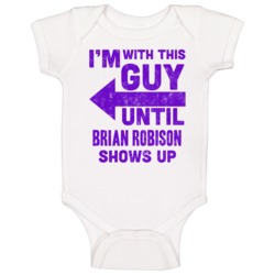 With This Guy Until Brian Robison Shows Up Minnesota Football Fan Baby With This Guy Until Brian Robison Shows Up Minnesota Football Fan Baby
