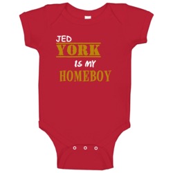 Jed York Homeboy Basketball Hockey Baseball Football Baby One Piece Jed York Homeboy Basketball Hockey Baseball Football Baby One Piece