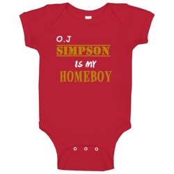 O J Simpson Homeboy Basketball Hockey Baseball Football Baby One Piece O J Simpson Homeboy Basketball Hockey Baseball Football Baby One Piece