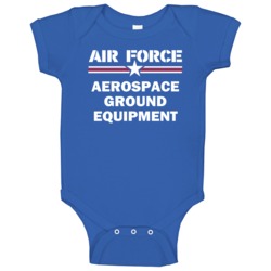 Aerospace Ground Equipment Us Air Force Baby One Piece Aerospace Ground Equipment Us Air Force Baby One Piece