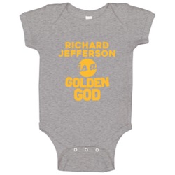 Richard Jefferson Is A Golden God Cleveland Basketball Baby One Piece Richard Jefferson Is A Golden God Cleveland Basketball Baby One Piece