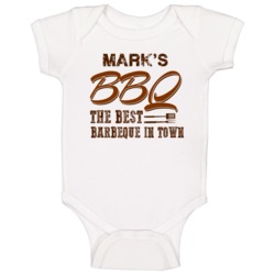 Bbq Best In Town Baby One Piece Bbq Best In Town Baby One Piece