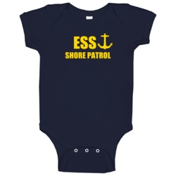 Shore Patrol Ess Us Navy Baby One Piece Shore Patrol Ess Us Navy Baby One Piece