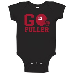 Go Player Devin Fuller Atlanta Football Team Fan Baby One Piece Go Player Devin Fuller Atlanta Football Team Fan Baby One Piece
