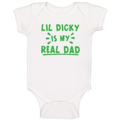 Lil Dicky Is My Real Dad Hip Hop Artist Fan Baby One Piece Lil Dicky Is My Real Dad Hip Hop Artist Fan Baby One Piece