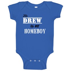 J D Drew Homeboy Basketball Hockey Baseball Football Baby One Piece J D Drew Homeboy Basketball Hockey Baseball Football Baby One Piece