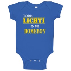 Todd Lichti Homeboy Basketball Hockey Baseball Football Baby One Piece Todd Lichti Homeboy Basketball Hockey Baseball Football Baby One Piece