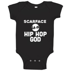 Scarface Is A Hip Hop God Artist Fan Baby One Piece Scarface Is A Hip Hop God Artist Fan Baby One Piece