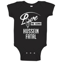 Love Me Some Hussein Fatal Hip Hop Artist Fan Baby One Piece Love Me Some Hussein Fatal Hip Hop Artist Fan Baby One Piece