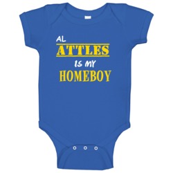 Al Attles Homeboy Basketball Hockey Baseball Football Baby One Piece Al Attles Homeboy Basketball Hockey Baseball Football Baby One Piece