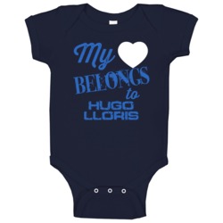Hugo Lloris My Heart Belongs To France World Cup 2018 Football Baby On Hugo Lloris My Heart Belongs To France World Cup 2018 Football Baby On