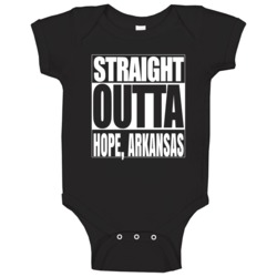Straight Outta Parody Customizable Baby One Piece Straight Outta Parody Customizable Baby One Piece
