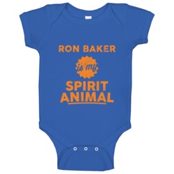 Ron Baker Is My Spirit Animal New York Basketball Baby One Piece Ron Baker Is My Spirit Animal New York Basketball Baby One Piece