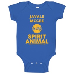 Javale Mcgee Is My Spirit Animal Golden State Basketball Baby One Piec Javale Mcgee Is My Spirit Animal Golden State Basketball Baby One Piec