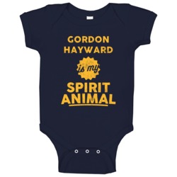 Gordon Hayward Is My Spirit Animal Utah Basketball Baby One Piece Gordon Hayward Is My Spirit Animal Utah Basketball Baby One Piece