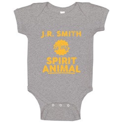 Jr Smith Is My Spirit Animal Cleveland Basketball Baby One Piece Jr Smith Is My Spirit Animal Cleveland Basketball Baby One Piece