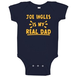 Joe Ingles Is My Real Dad Utah Basketball Baby One Piece Joe Ingles Is My Real Dad Utah Basketball Baby One Piece