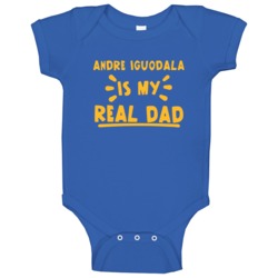Andre Iguodala Is My Real Dad Golden State Basketball Baby One Piece Andre Iguodala Is My Real Dad Golden State Basketball Baby One Piece