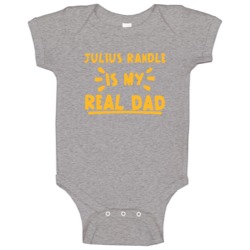 Julius Randle Is My Real Dad Los Angeles Basketball Baby One Piece Julius Randle Is My Real Dad Los Angeles Basketball Baby One Piece