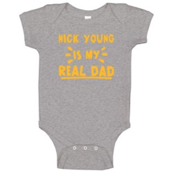 Nick Young Is My Real Dad Los Angeles Basketball Baby One Piece Nick Young Is My Real Dad Los Angeles Basketball Baby One Piece