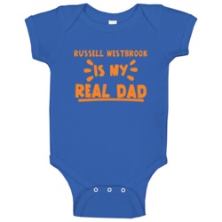 Russell Westbrook Is My Real Dad Oklahoma City Basketball Baby One Pie Russell Westbrook Is My Real Dad Oklahoma City Basketball Baby One Pie