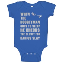 Darius Slay Detroit Michigan Sports Boogeyman Baby One Piece Darius Slay Detroit Michigan Sports Boogeyman Baby One Piece
