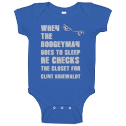 Clint Kriewaldt Detroit Michigan Sports Boogeyman Baby One Piece Clint Kriewaldt Detroit Michigan Sports Boogeyman Baby One Piece