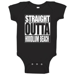 Straight Outta Parody Customizable Baby One Piece Straight Outta Parody Customizable Baby One Piece