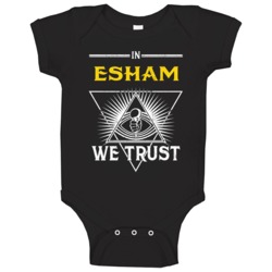 In Esham We Trust Hip Hop Artist Fan Baby One Piece In Esham We Trust Hip Hop Artist Fan Baby One Piece