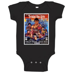 Camacho Vs Rosario Cool Boxing Fan Fight Card Poster Baby One Piece Camacho Vs Rosario Cool Boxing Fan Fight Card Poster Baby One Piece