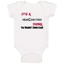 Kensington It's A Thing You Wouldn't Understand Baby One Piece Kensington It's A Thing You Wouldn't Understand Baby One Piece