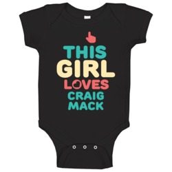 This Girl Loves Craig Mack Hip Hop Retro Baby One Piece This Girl Loves Craig Mack Hip Hop Retro Baby One Piece