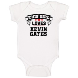 This Girl Loves Kevin Gates Hip Hop Artist Fan Baby One Piece This Girl Loves Kevin Gates Hip Hop Artist Fan Baby One Piece
