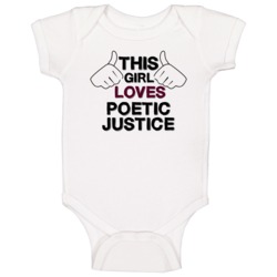 This Girl Loves Poetic Justice Cool Hip Hop Baby One Piece This Girl Loves Poetic Justice Cool Hip Hop Baby One Piece