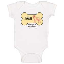 Hobbes Always In My Heart Dog Labrador Retriever Baby One Piece Hobbes Always In My Heart Dog Labrador Retriever Baby One Piece
