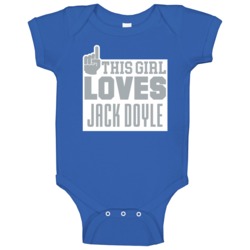 This Girl Loves Jack Doyle Indianapolis Football Team Fan Baby One Pie This Girl Loves Jack Doyle Indianapolis Football Team Fan Baby One Pie