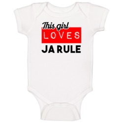 This Girl Loves Ja Rule Hip Hop Artist Baby One Piece This Girl Loves Ja Rule Hip Hop Artist Baby One Piece