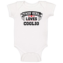 This Girl Loves Coolio Hip Hop Artist Fan Baby One Piece This Girl Loves Coolio Hip Hop Artist Fan Baby One Piece